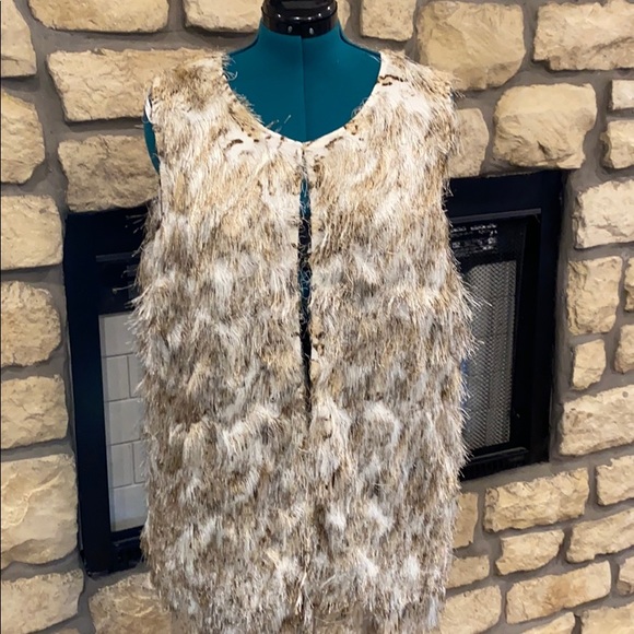 Tops - Ali Miles animal print vest